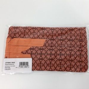 Johnny Was Mask Floral Red Peach Pink